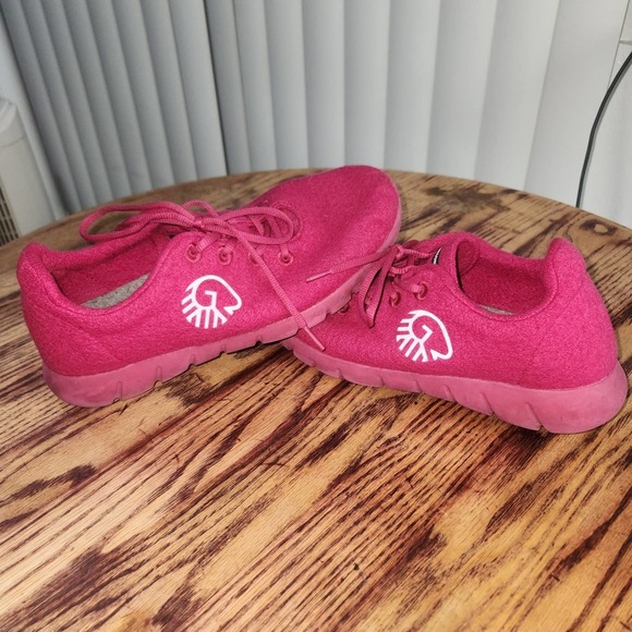 Giesswein Women's Size 9 Pink Wool Merino Runners - Picture 3 of 9